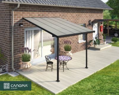 Image showing  10 ft. x 10 ft. Feria Patio Cover, Gray
