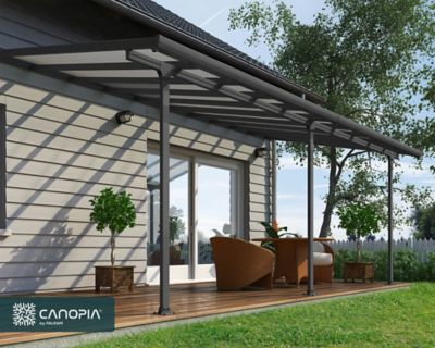 Image showing  10 ft. x 20 ft. Feria Patio Cover, Grey
