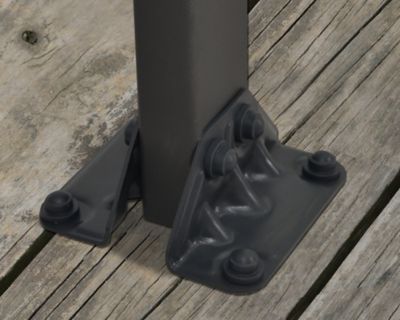 Image showing 7 th Canopia by Palram 10 x 30ft. Feria Patio Cover, Gray