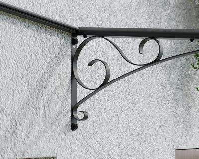 Image showing 5 th Canopia by Palram 34-3/5 x 53-1/8in. Venus 1350 Awning, Clear