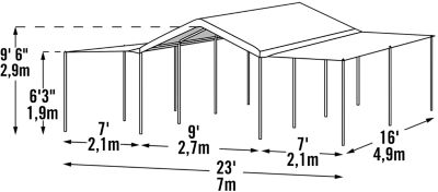 Image showing  Max AP 3-in-1 Backyard Canopy Pack