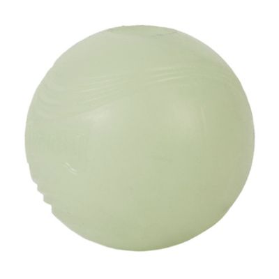 Image showing  White Max Glow Ball Dog Toy, Medium