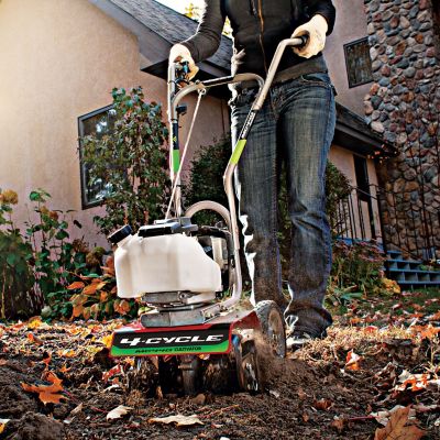 Image showing 5 th Earthquake 6 to 10 in. 4-Tine Gas-Powered 40cc 4-Cycle Cultivator with Viper Engine