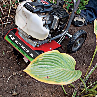 Image showing 6 th Earthquake 6 to 10 in. 4-Tine Gas-Powered 40cc 4-Cycle Cultivator with Viper Engine