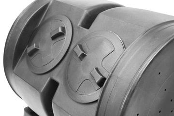 Image showing  11 cu. ft. Compost Wizard Dual Senior Compost Tumbler, Black, 32 in. x 35 in.