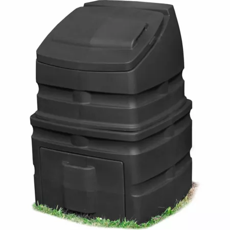 Good ideas 12 cu Compost Wizard Standing Trash Can Black 26 in x 37 in. Composting