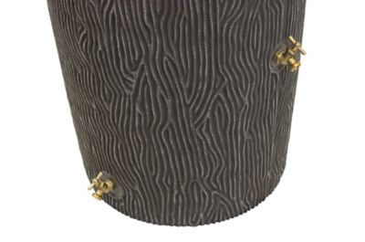 Image showing  50 gal. Impressions Bark Rain Saver Barrel, Oak