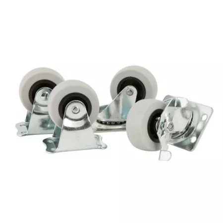 Shepherd 2" TPR Caster Set 360 lb Capacity 4 Pack Casters