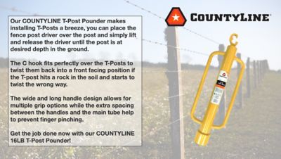 Image showing  2.36 in. T-Post Pounder, YTL-018-906