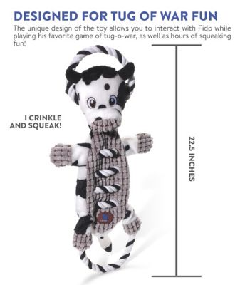 Image showing  Ropes-A-Go-Go Dragon Tug Dog Toy