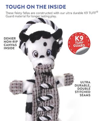 Image showing  Ropes-A-Go-Go Dragon Tug Dog Toy