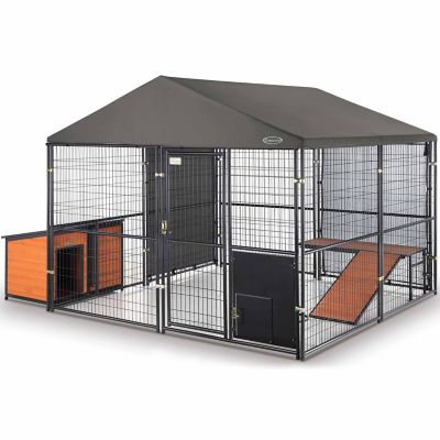 Retriever 5 Ft X 10 Roof Cover At, Outdoor Dog Pen With Roof