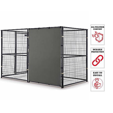 Retriever All Weather Dog Kennel Panel, Outdoor Dog Kennel With Roof Tractor Supply