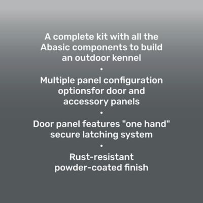 Image showing  6 ft. x 5 ft. x 10 ft. Lodge Expandable Welded Wire Dog Kennel