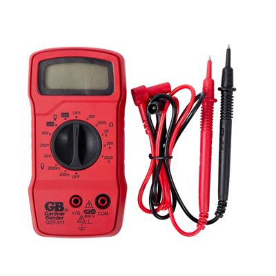 Image showing  500V Digital Multimeter, 3 Function, 11 Range, Tests AC/DC Voltage & Resistance
