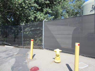 Image showing  8 ft. x 10 ft. Shade Cloth System with 63% Shade Coverage, Black