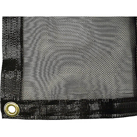 10X10 SC1010 Riverstone Shade Cloth with Brass Grommets 