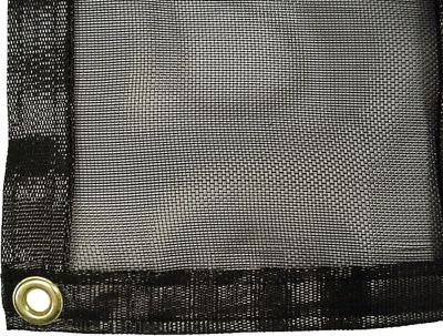 Riverstone 10 ft. x 20 ft. SC1020 Shade Cloth System with 63% Shade Coverage, Black