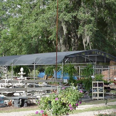 Image showing  12 ft. x 12 ft. SC1212 Shade Cloth System with 55% Shade Coverage, Black
