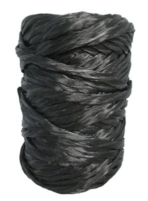 Riverstone Flat Tree Rope for Shade Cloths, Black, 190 ft. L