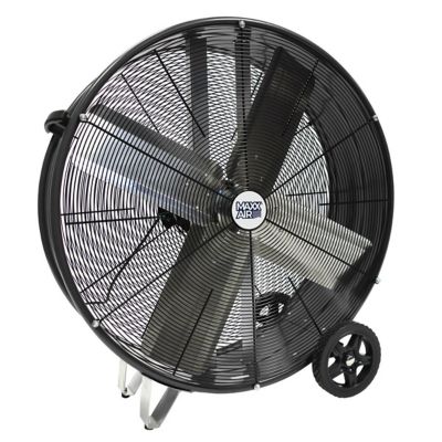 Ventamatic 30 in. Pro Series Steel Direct-Drive Drum Fan, Black, 2 Speeds