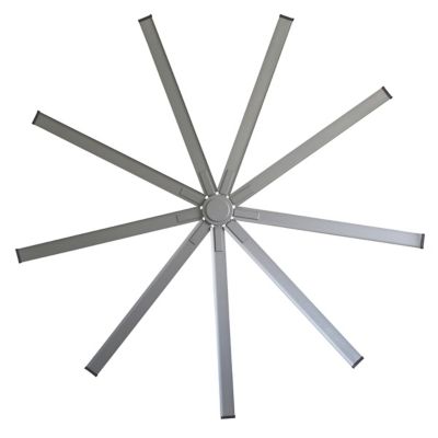 Image showing 6 th Maxx Air 96 in. Indoor 6-Speed Industrial Ceiling Fan, Brushed Nickel