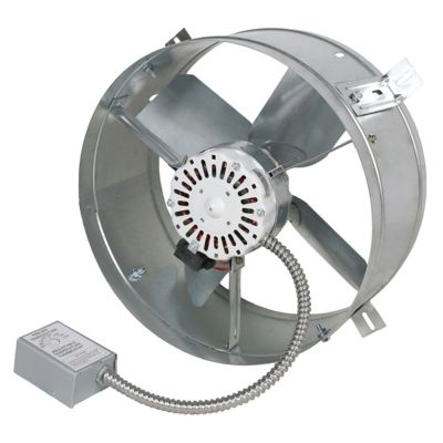 Maxx Air 1,300 CFM Gable Mount Exhaust Fan, Mill