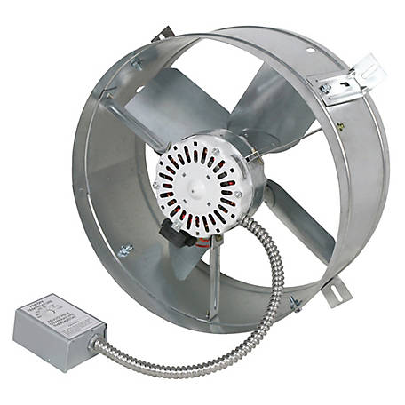 Cool Attic Cx1500ups Gable Mount Power Ventilator, Sliding Glass Door Exhaust Fan