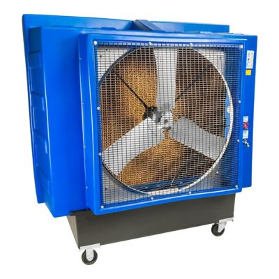 Maxx Air 10 gal. 9,700 CFM 36 in. Evaporative Cooler, 2,600 sq. ft., Blue, 1 Speed