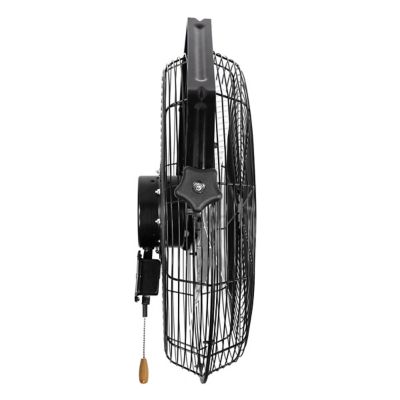 Image showing 11 th Maxx Air 18 in. 3-Speed Indoor Tilting Wall-Mounted Fan, Black