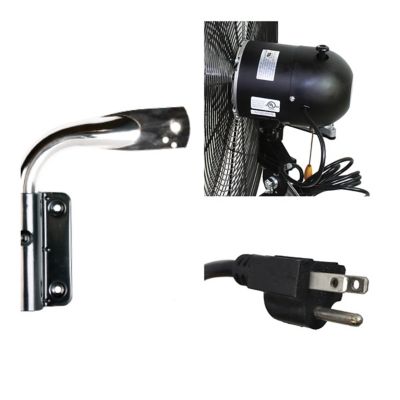 Image showing  30 in. Tilting Oscillating Wall-Mount Fan, 3 Speeds