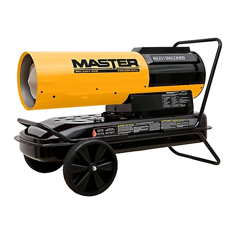 Master 220,000 BTU SilentDrive Kerosene/Diesel Forced Air Heater