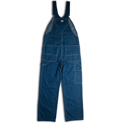 Image showing  Men's Stone Washed Denim Bib Overalls