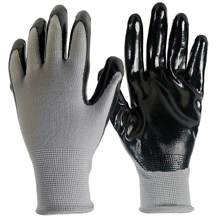 Grease Monkey Men's Reusable Nitrile Gloves, 3-Pack