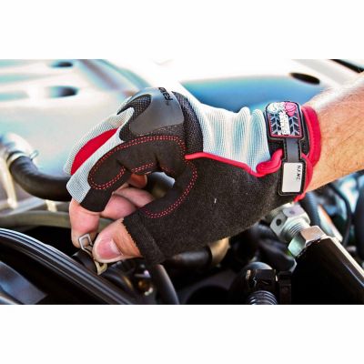 Image showing  Men's Pro Fingerless Work Gloves, Large, 1-Pair