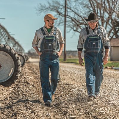 Image showing 5 th Liberty Men's Stone Washed Denim Bib Overalls