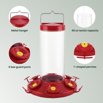 Image showing  48 oz. The Grand Master Hummingbird Feeder