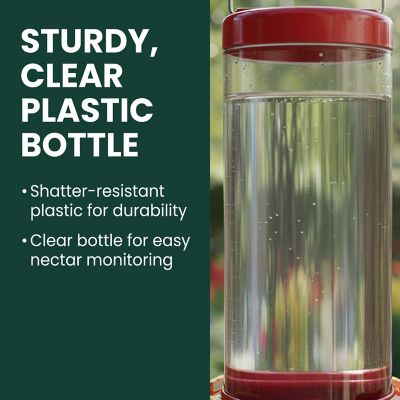 Image showing 6 th Perky-Pet 48 oz. The Grand Master Hummingbird Feeder