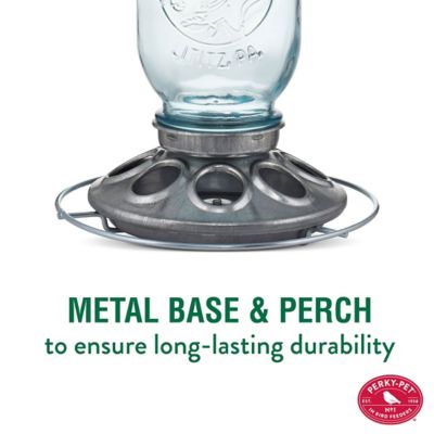 Image showing  1 lb. 8-Port Mason Jar Wild Bird Feeder