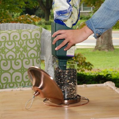 Image showing 8 th Perky-Pet 2 lb. Squirrel-Resistant Copper Panorama Bird Feeder