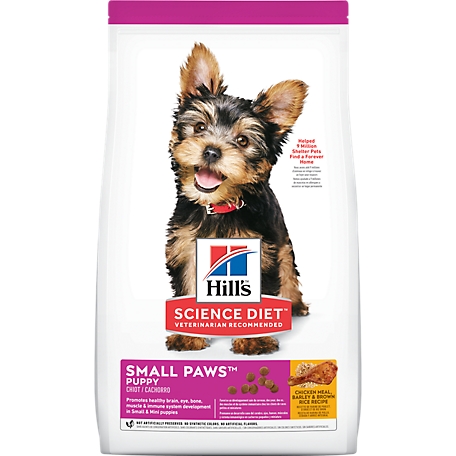 Hill's Science Diet Puppy Small Paws Chicken Meal, Barley and Brown Rice Recipe Dry Dog Food