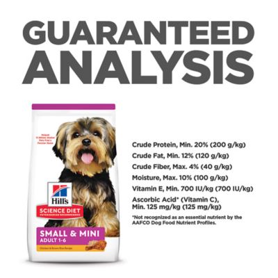 Image showing  Adult Small and Mini Chicken and Brown Rice Dry Dog Food