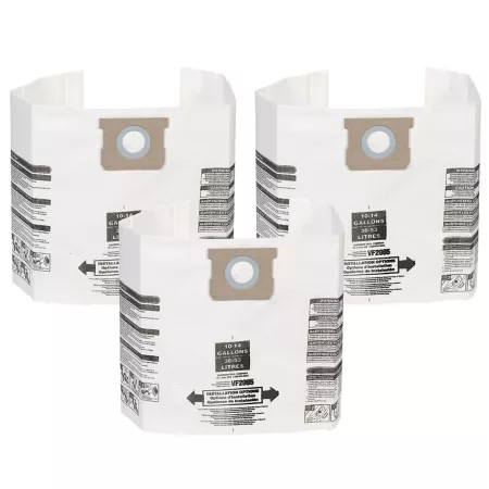 Multi-Adjust Wet/Dry General Dust Vacuum Filter Bags 3 ct Vacuum Filters