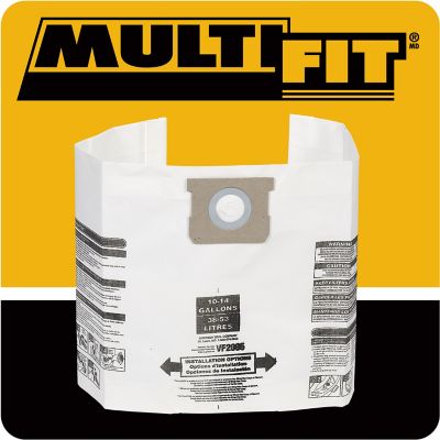 Image showing 5 th Multi-Fit MULTI FIT Wet Dry Vacuum Bags, 10 gal. to 14 gal., 2-Pack, 6 ct.