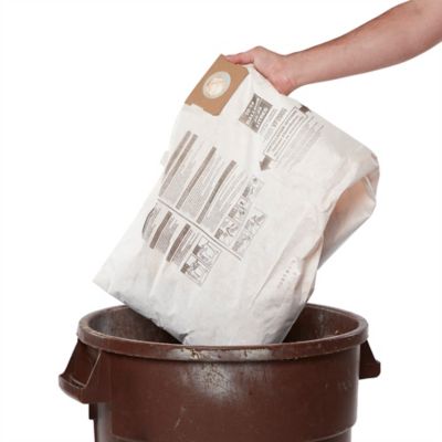 Image showing 7 th Multi-Fit Wet/Dry Vacuum Bags for 15 gal. to 22 gal. Shop-Vac Branded Wet/Dry Vacs, 3 pc.