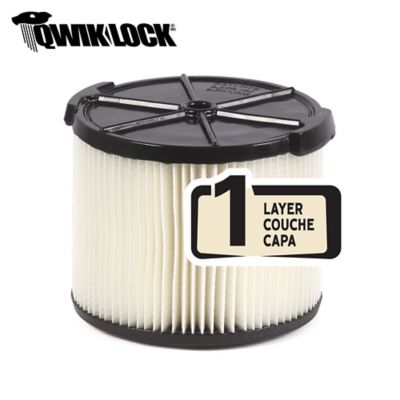 Image showing  Wet/Dry Vacs Vacuum Filter WS11045F2 for 3 gal. to 4.5 gal. Vacs, 2 ct.