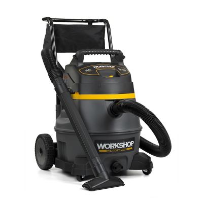 Image showing  Wet/Dry Vacs WS1400CA 14 Gal. 6.0 Peak HP Heavy-Duty Wet/Dry Vacuum with Cart, Accessories