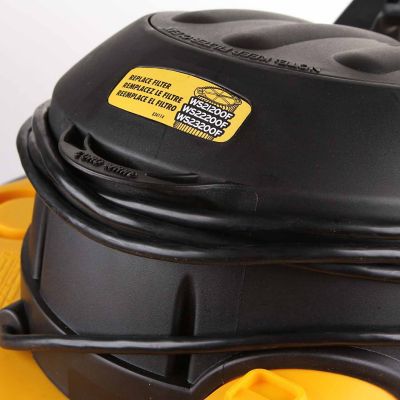 Image showing 8 th WORKSHOP 16 gal. 6.5 HP Heavy-Duty Wet/Dry Shop Vacuum Cleaner with Accessories