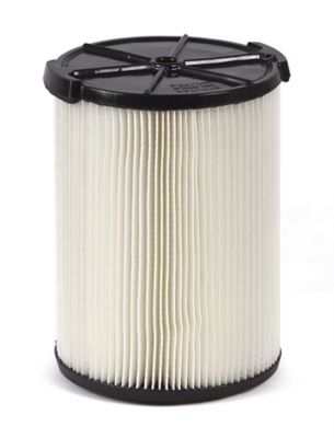 WORKSHOP Wet/Dry Vacs Vacuum Filter WS21200F Dry Filter, 5 gal. to 16 gal. Vacs