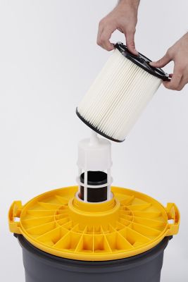 Image showing  Wet/Dry Vacs Vacuum Filter Dry Filters for 5 gal. to 16 gal. Vacs, 2-Pack